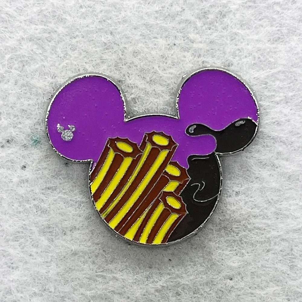 🔮 5/$25 Disney Mickey Mouse Food Icons Churro Pin